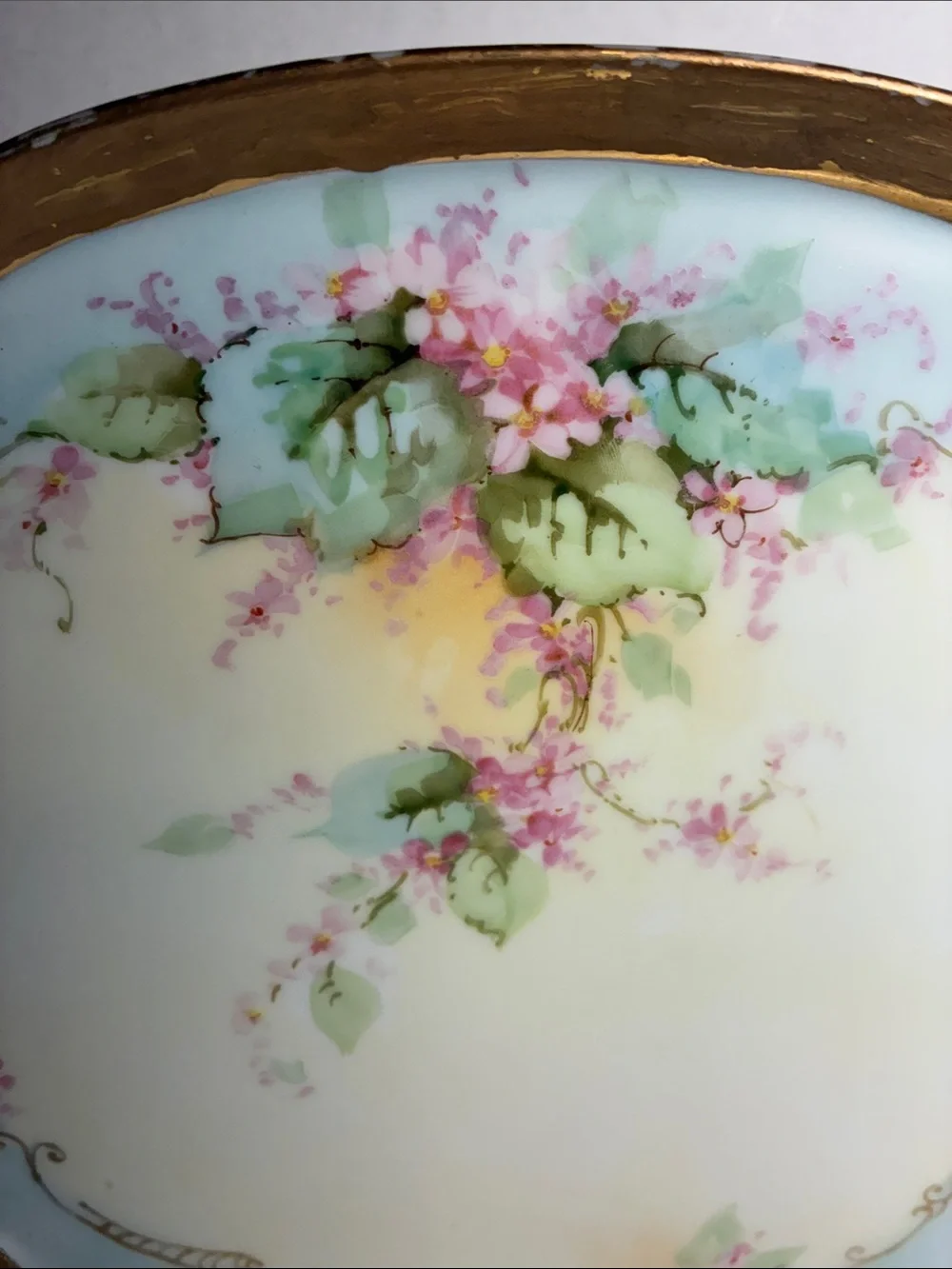 Limoges France oval porcelain